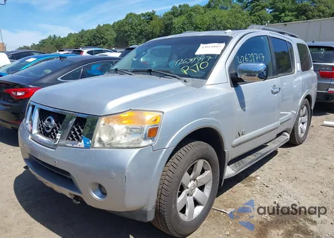 2008 Nissan Armada Le from USA, damaged, VIN 5N1BA08C28N626499